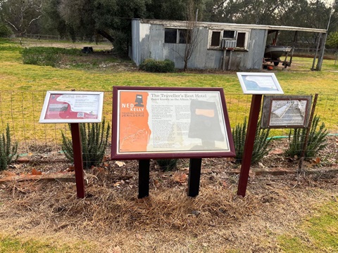 Signs infront of site 12